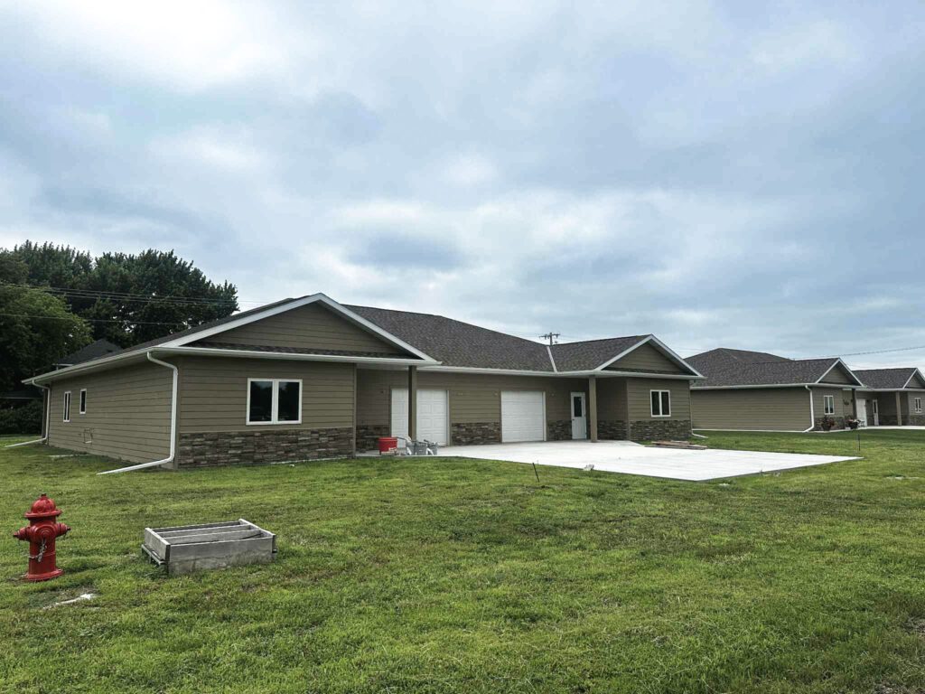 308 walnut street townhouse for sale in arnold nebraska listed by agri affiliates broken bow office with real estate agents Brad Atkins Faith Correll and Bonnie Downing