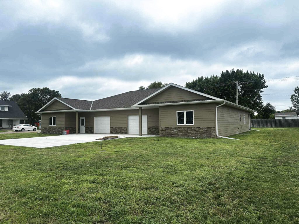 306 walnut street townhouse for sale in arnold nebraska listed by agri affiliates broken bow office with real estate agents Brad Atkins Faith Correll and Bonnie Downing