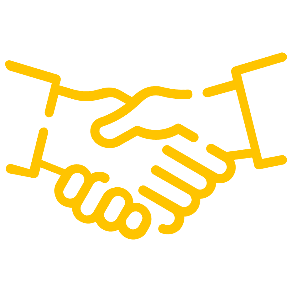 lease Agri Affiliates handshake icon